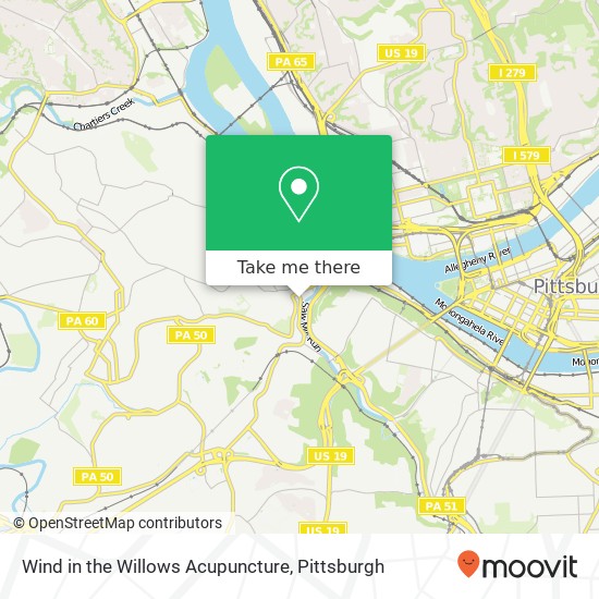 Wind in the Willows Acupuncture map
