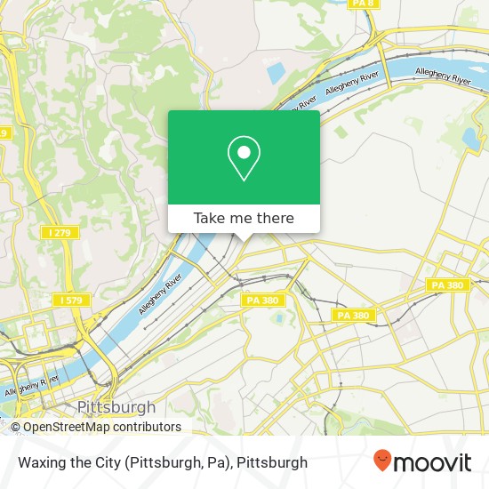 Waxing the City (Pittsburgh, Pa) map