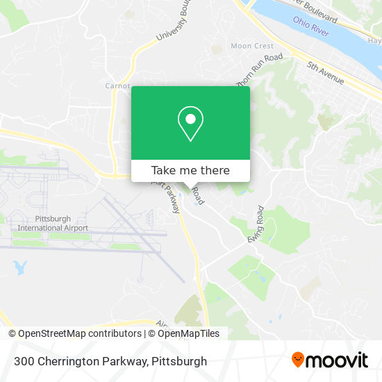 Mapa de 300 Cherrington Parkway
