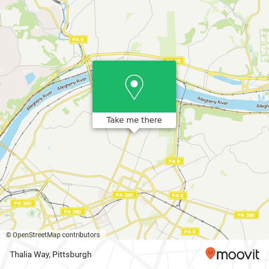 Mapa de Thalia Way