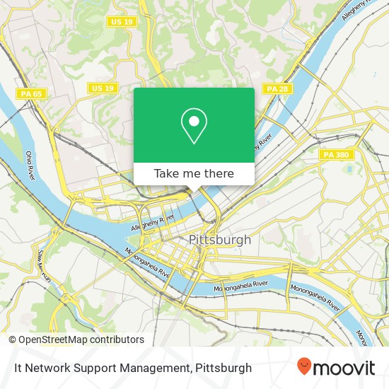 It Network Support Management map