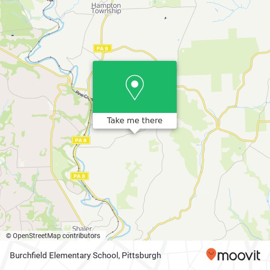 Mapa de Burchfield Elementary School