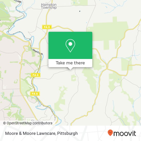 Mapa de Moore & Moore Lawncare