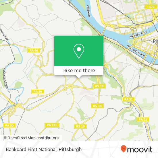 Bankcard First National map