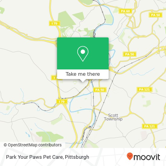 Mapa de Park Your Paws Pet Care