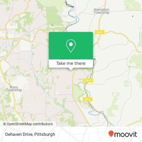 Dehaven Drive map