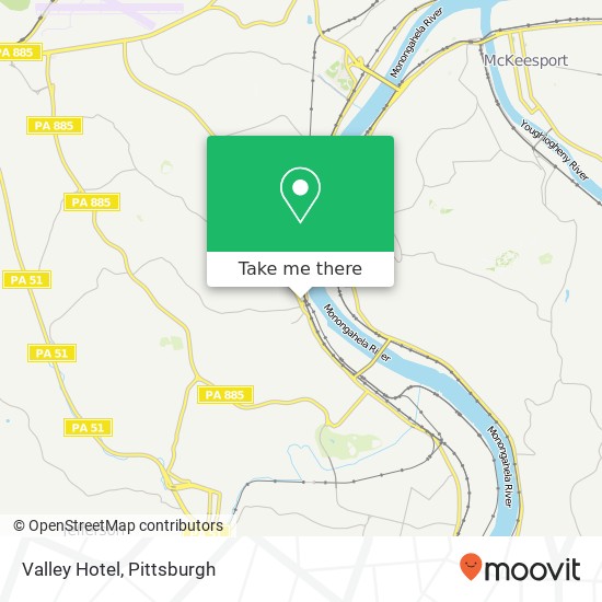 Mapa de Valley Hotel