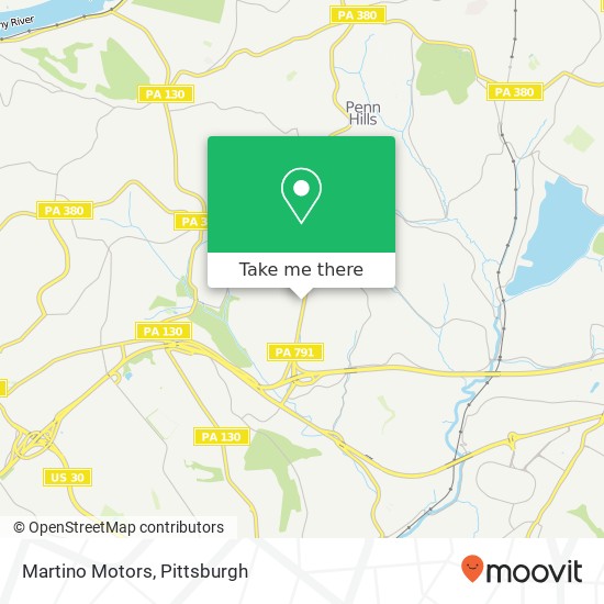 Mapa de Martino Motors