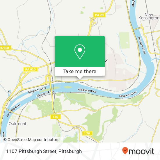 1107 Pittsburgh Street map