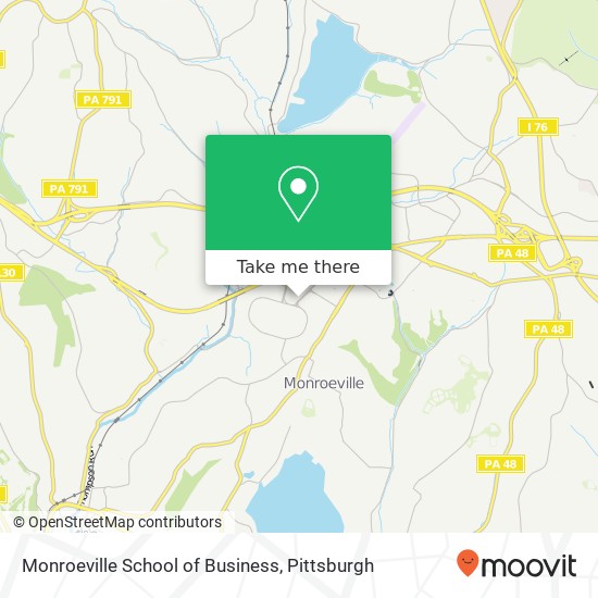 Monroeville School of Business map