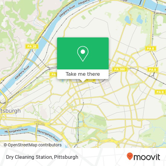 Dry Cleaning Station map