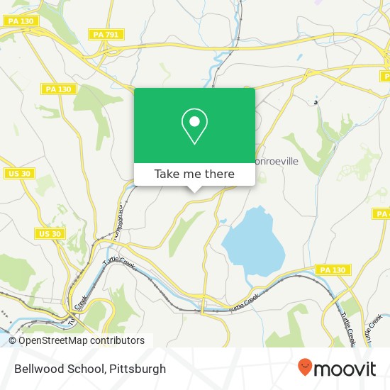 Bellwood School map