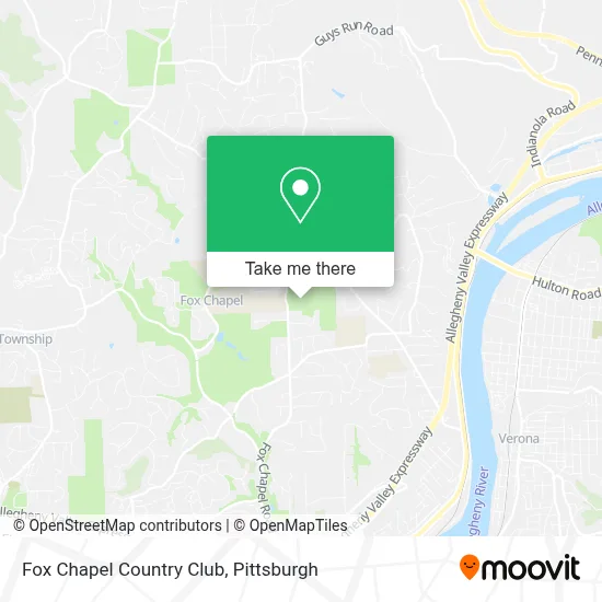 Fox Chapel Country Club map