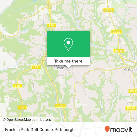 Mapa de Franklin Park Golf Course