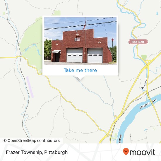 Mapa de Frazer Township