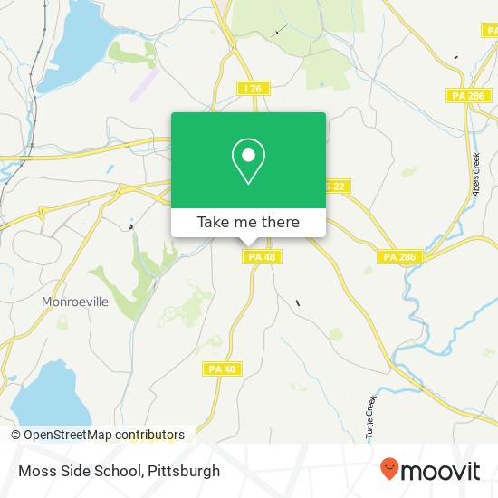 Mapa de Moss Side School