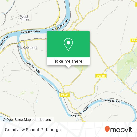 Mapa de Grandview School