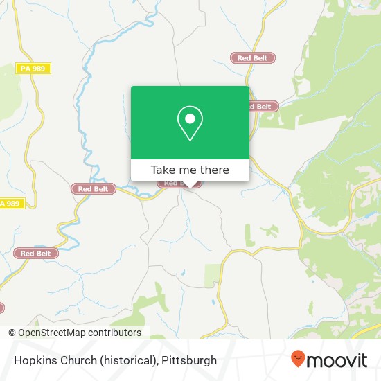 Hopkins Church (historical) map