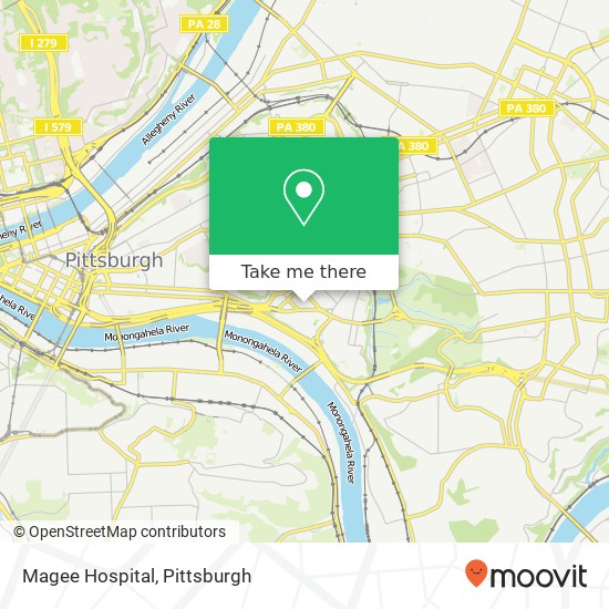 Mapa de Magee Hospital