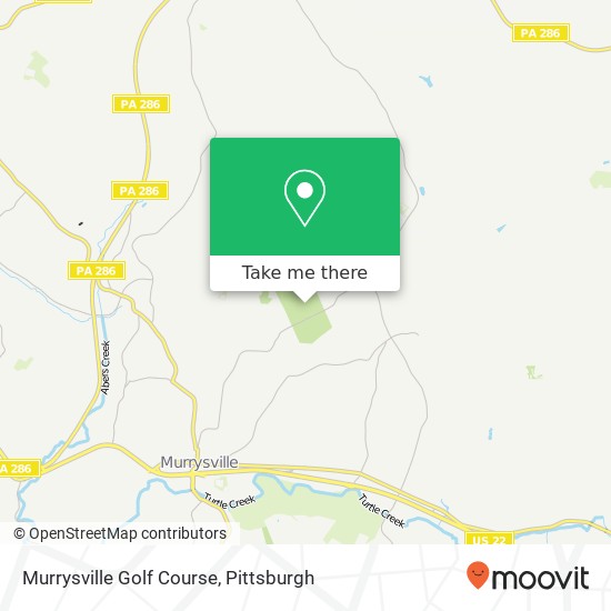 Murrysville Golf Course map