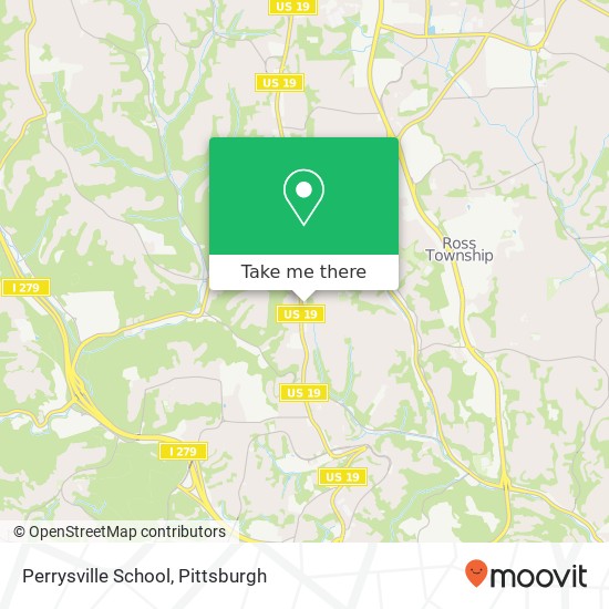 Perrysville School map