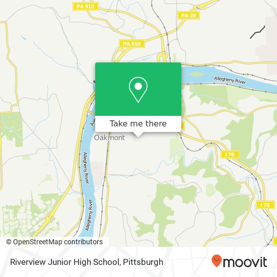 Riverview Junior High School map