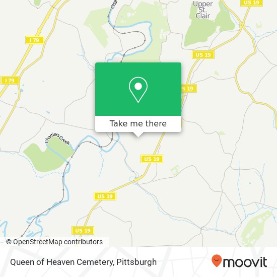 Queen of Heaven Cemetery map