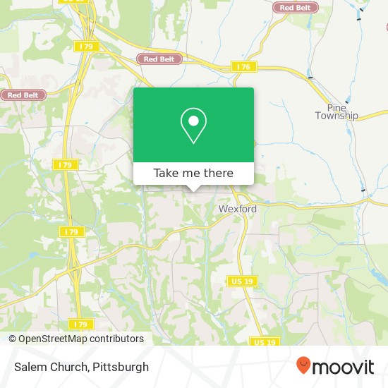 Salem Church map