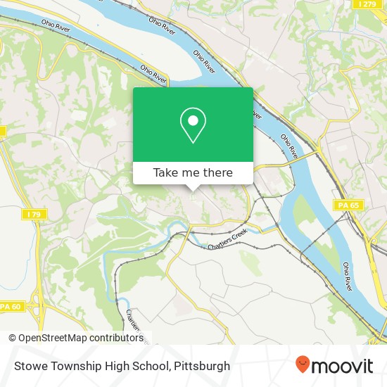 Mapa de Stowe Township High School
