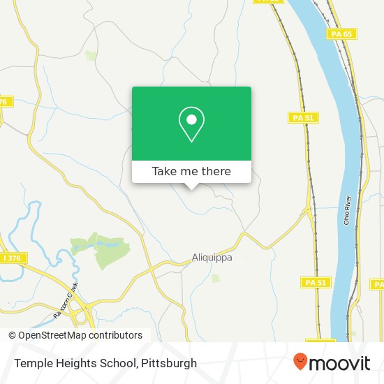 Mapa de Temple Heights School