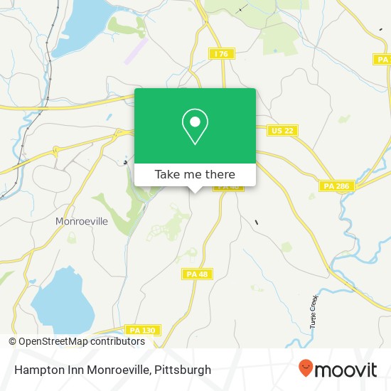 Mapa de Hampton Inn Monroeville