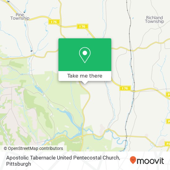 Apostolic Tabernacle United Pentecostal Church map