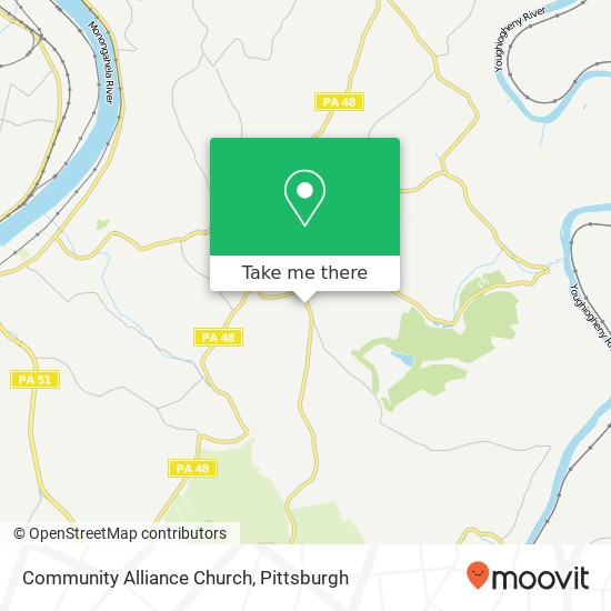 Community Alliance Church map