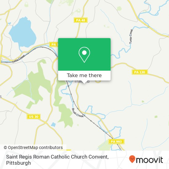 Mapa de Saint Regis Roman Catholic Church Convent