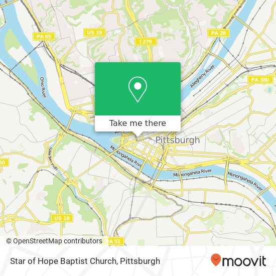 Mapa de Star of Hope Baptist Church