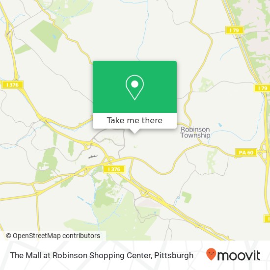 Mapa de The Mall at Robinson Shopping Center