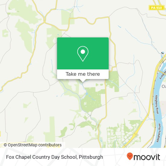Fox Chapel Country Day School map