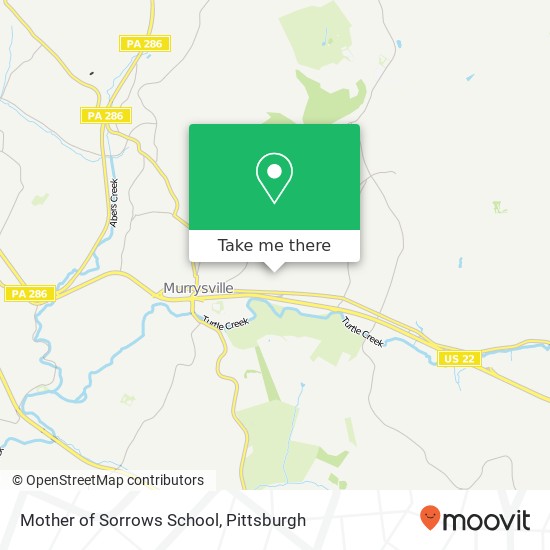 Mother of Sorrows School map