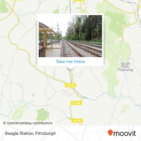 Beagle Station map