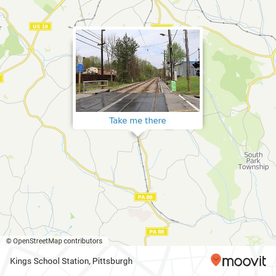 Kings School Station map