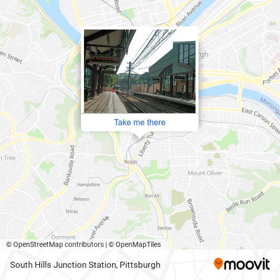 How to get to South Hills Junction Station in Pittsburgh by Bus or