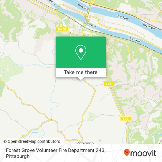 Mapa de Forest Grove Volunteer Fire Department 243