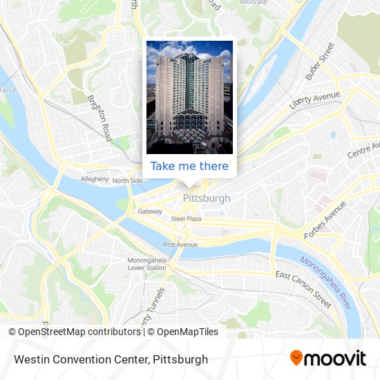 Westin Convention Center map