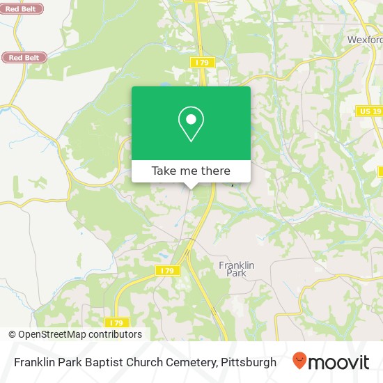 Mapa de Franklin Park Baptist Church Cemetery