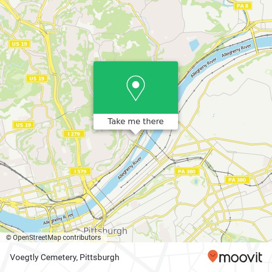 Mapa de Voegtly Cemetery