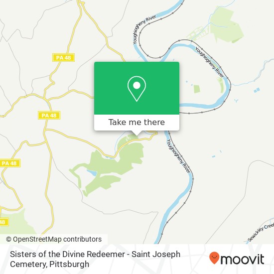 Sisters of the Divine Redeemer - Saint Joseph Cemetery map