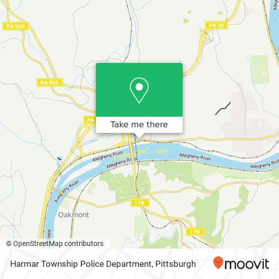 Mapa de Harmar Township Police Department