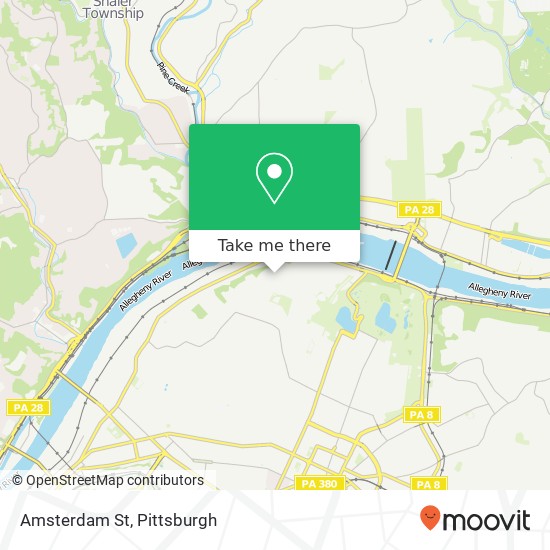 Mapa de Amsterdam St