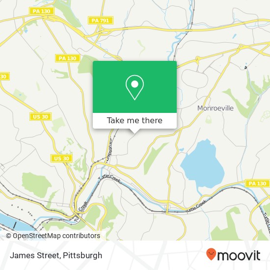 James Street map