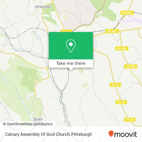 Mapa de Calvary Assembly Of God Church